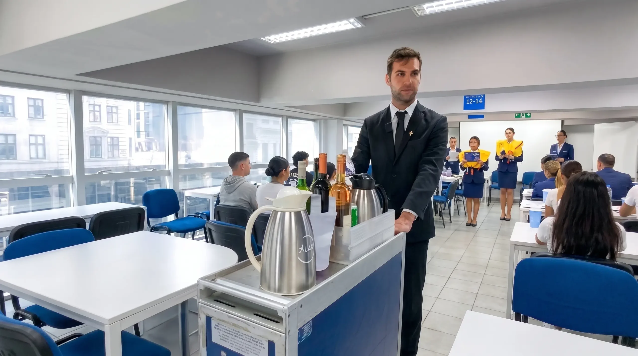 Servicio a Bordo, inglés técnico, factores humanos y CRM